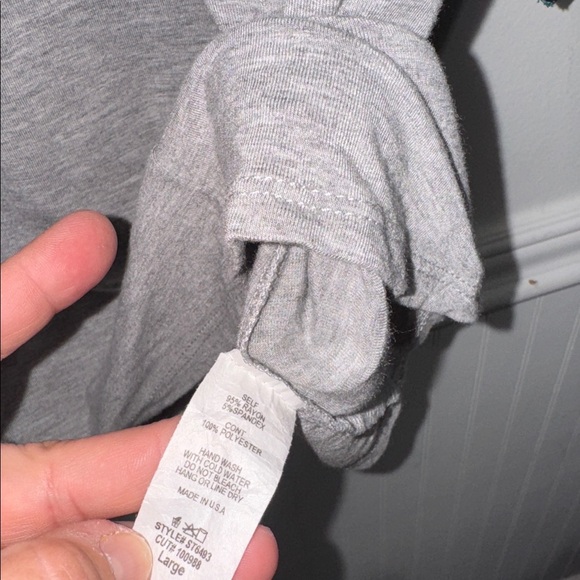 Plush Boutique blouse dolman sleeve handkerchief short sleeve leopard large soft - Picture 4 of 5